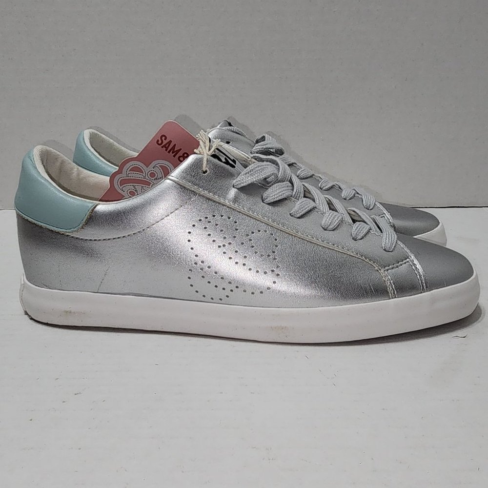 New Sam & Libby Addie Sneakers - Silver - Size 10